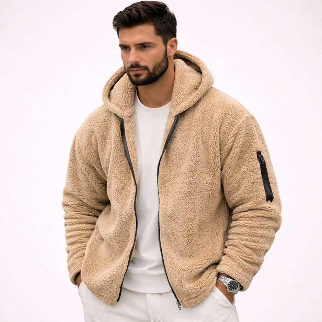 Marcus | Warm and Sporty Men's Hooded Winter Jacket
