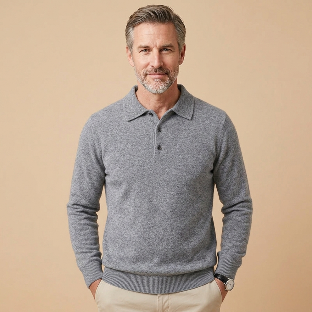 Hayden | Elegant & Stylish Long Sleeve Polo Shirt