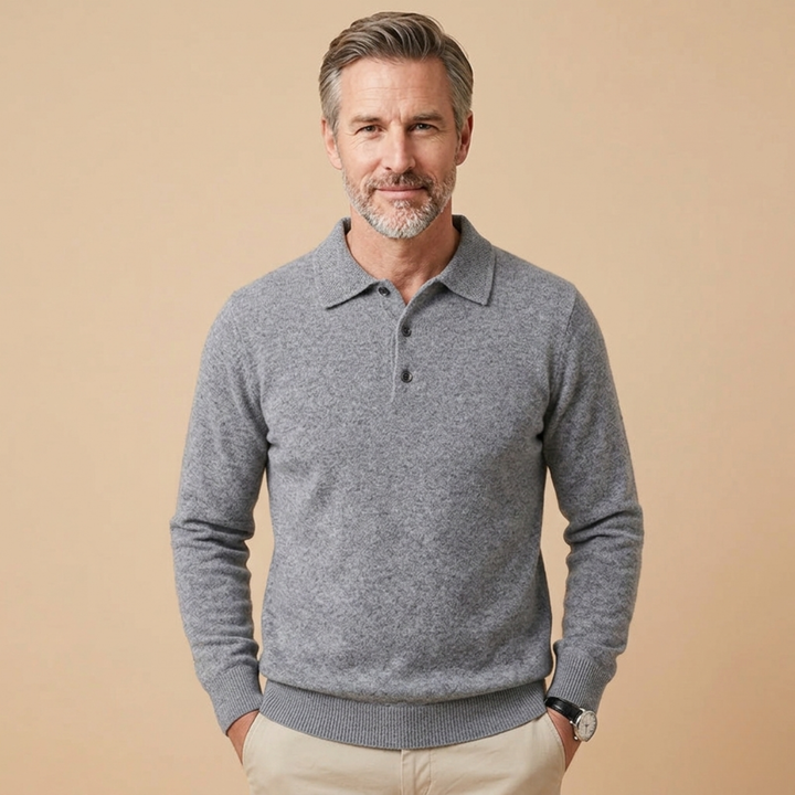 Hayden | Elegant & Stylish Long Sleeve Polo Shirt