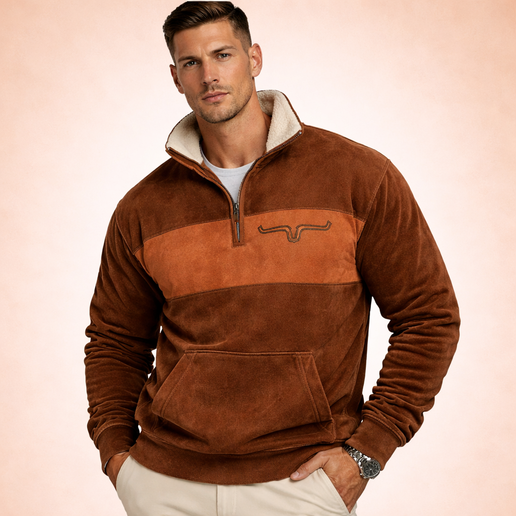 Juan | Elegant Quarter Zip Sweater For Winter