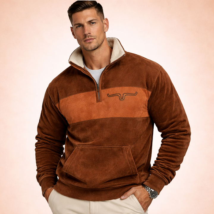 Juan | Elegant Quarter Zip Sweater For Winter