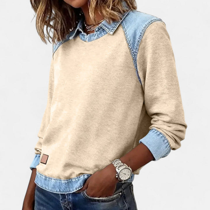 Aurelia | Modern Long-Sleeve Knit Sweater