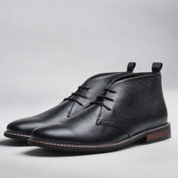 Bramwell | Stivaletti chukka ortopedici classici da uomo in ecopelle liscia