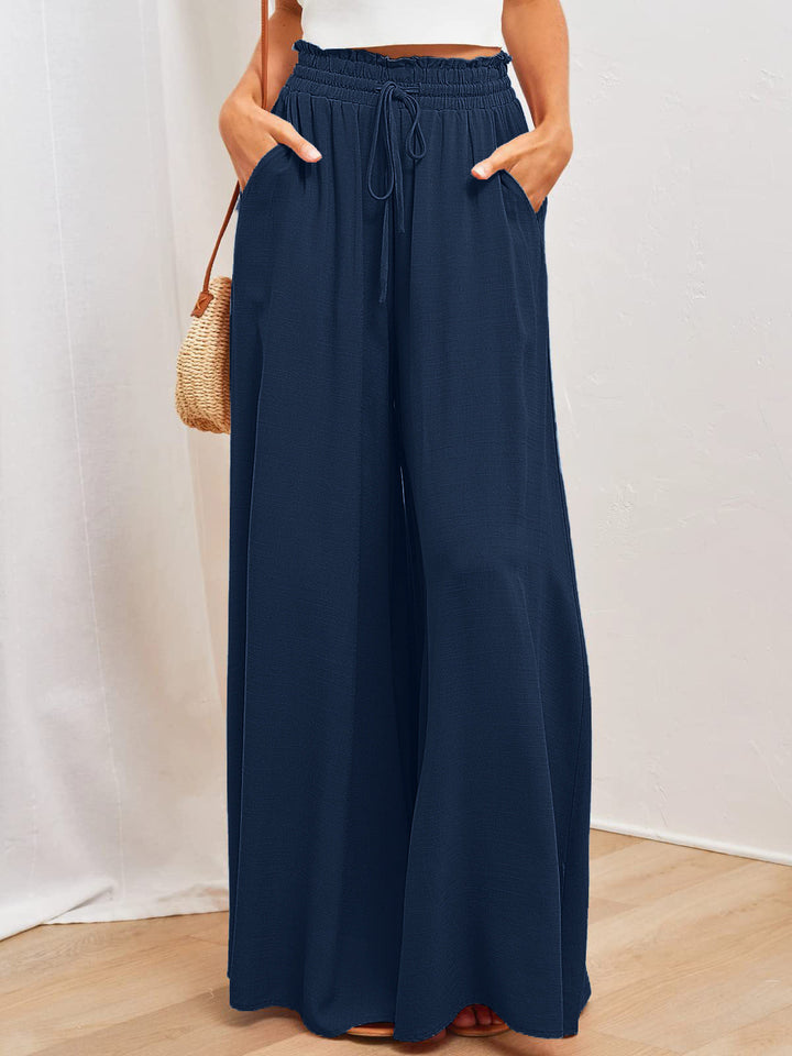 Drunel | Pantaloni palazzo a gamba ampia