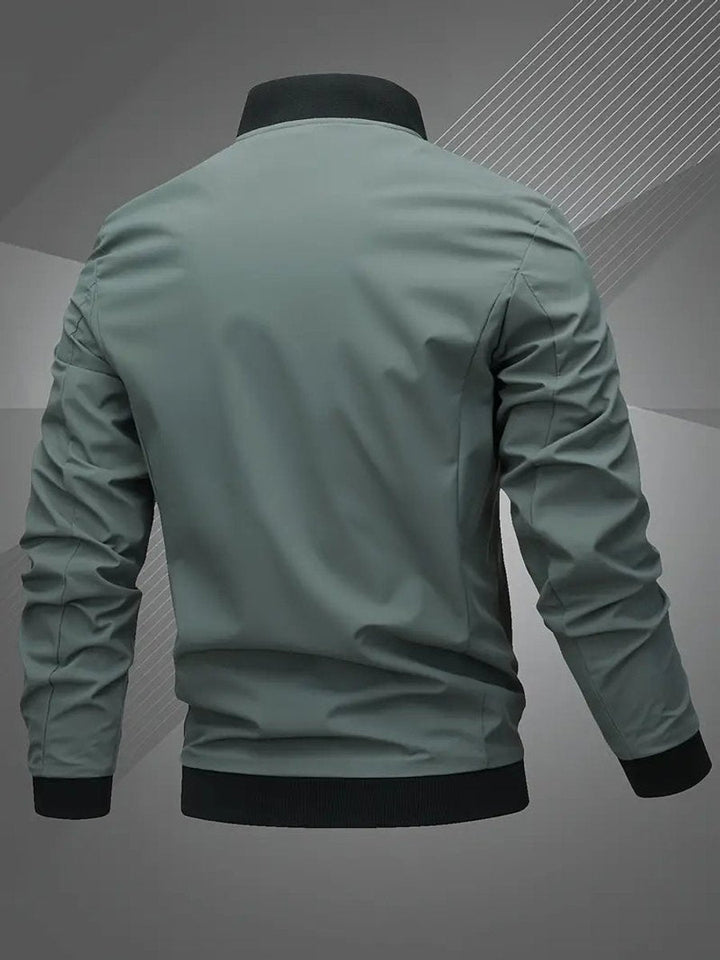 Mariselle | Men's Casual Regular-Fit Polyester Bomber Jacket