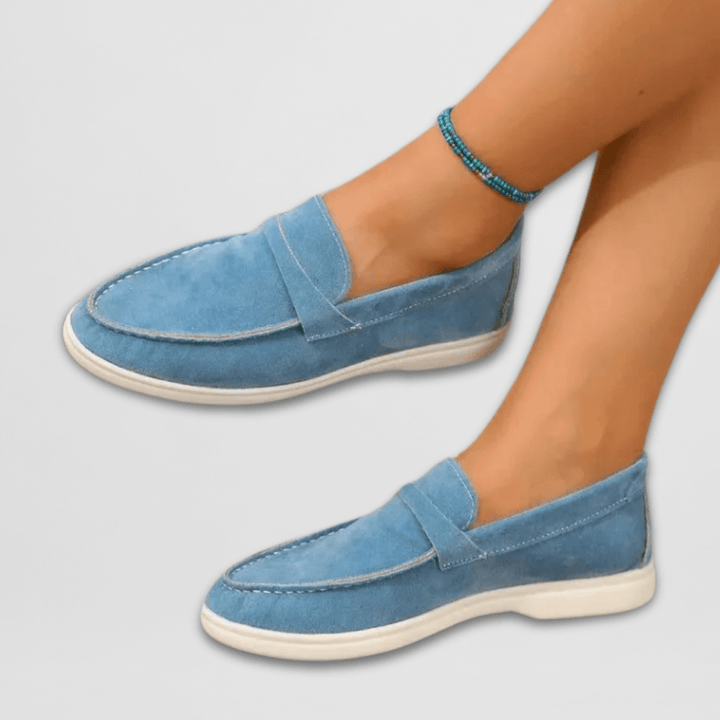 Beatrice | Bequeme Damen-Loafer aus weichem Veloursleder für den ganzen Tag