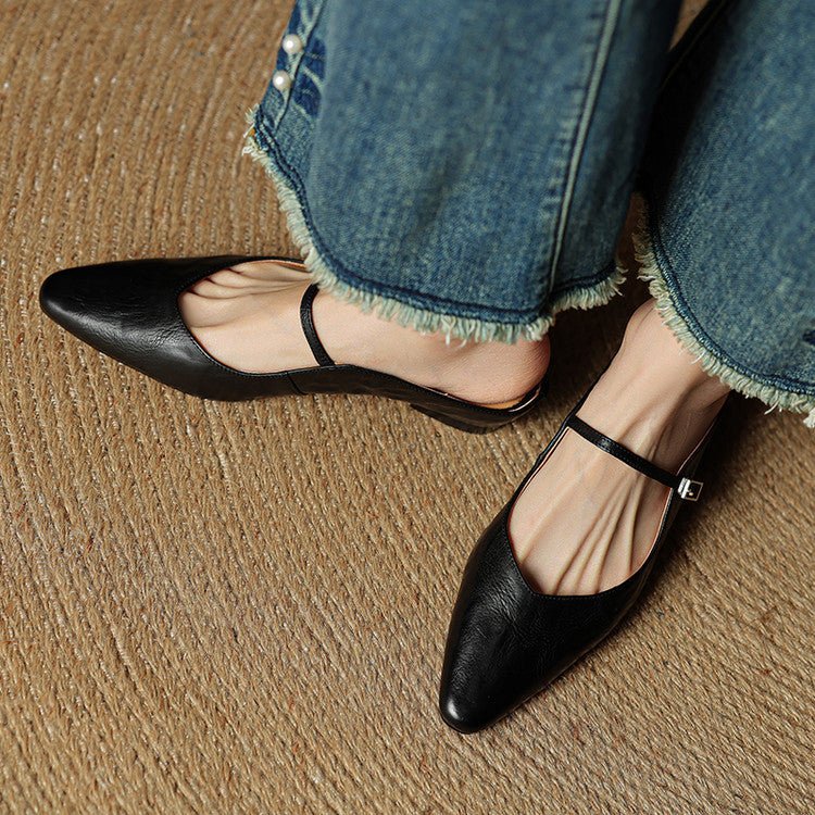 Valerisse | Mules in pelle con punta affusolata