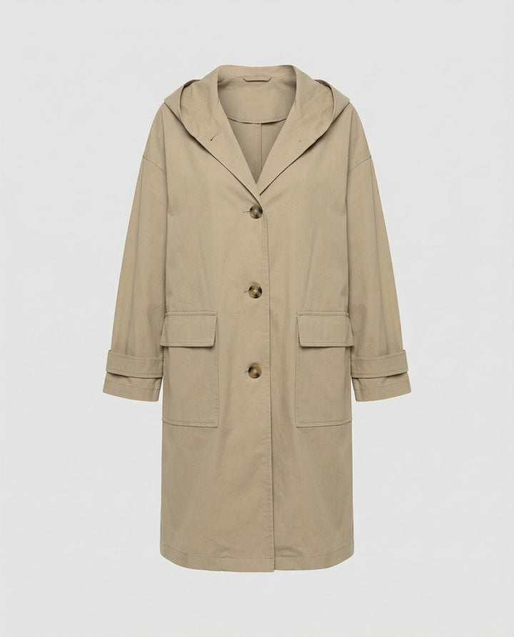 Freya | Women's Timeless Waterproof Hooded Trench Coat