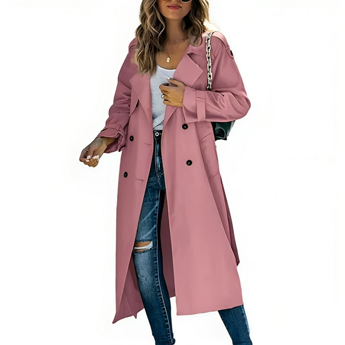 Bella | Trench doppiopetto elegante da donna