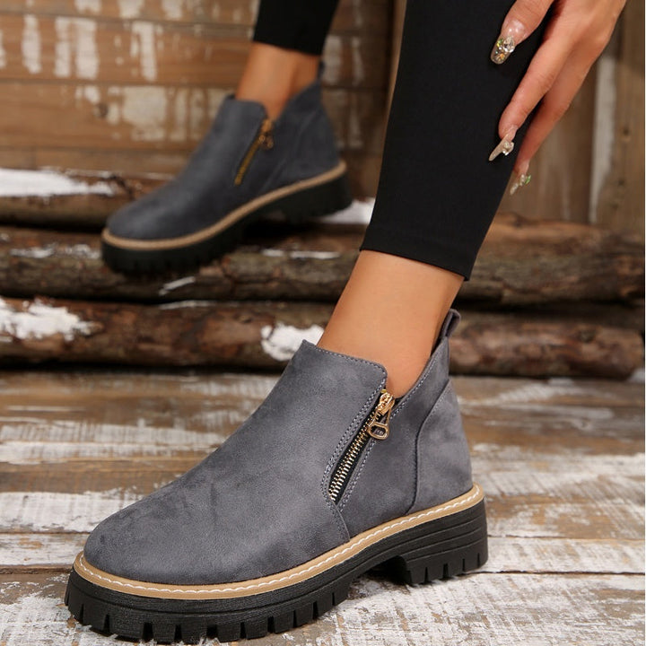 Lerelle | Schicke Wildleder-Plateau-Stiefeletten für Damen