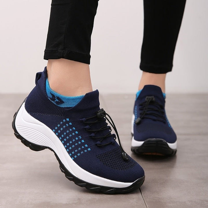 Elantra | Women's Stylish Cushioned Orthopedic Platform Sneakers