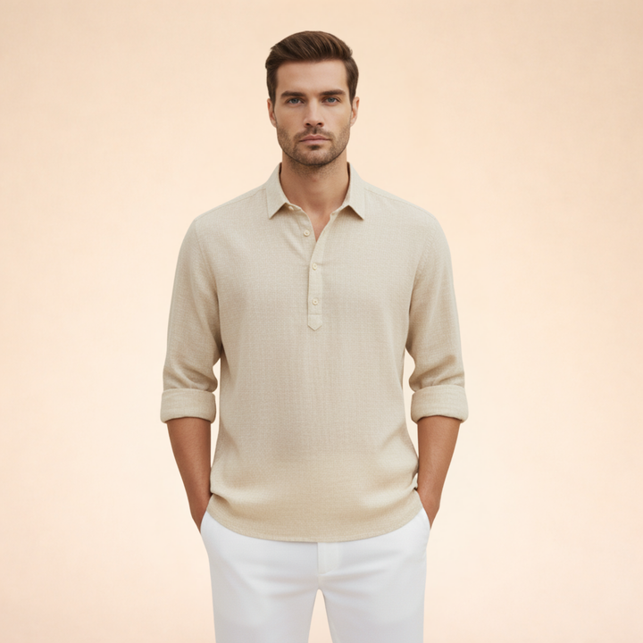 Luca | Linen Summer Polo