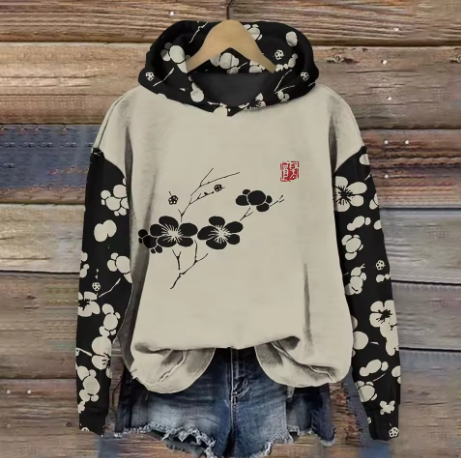 Mabel | Graphic Hoodie with Relaxed Fit for Women