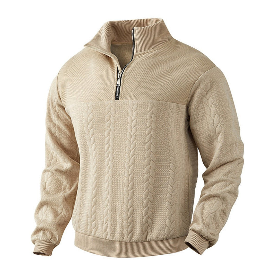 Andras | Knit Sweater – Classic Quarter-Zip Style for Men