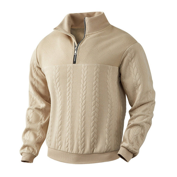 Andras | Knit Sweater – Classic Quarter-Zip Style for Men