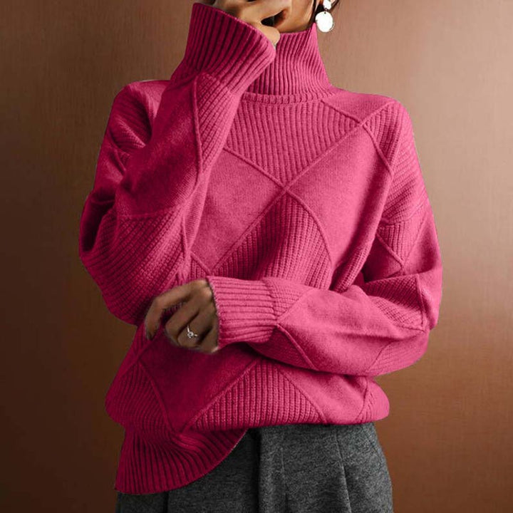 Greta | Turtleneck Sweater – Casual Knit Style for Women