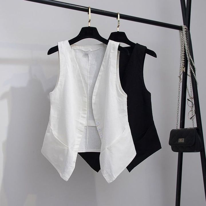 Valeria | Gilet elegante e leggero in lino