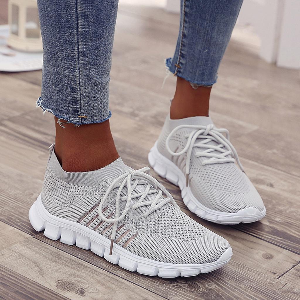 Aurelia | Sportliche orthopädische Freizeitsneaker aus Flyknit für Damen