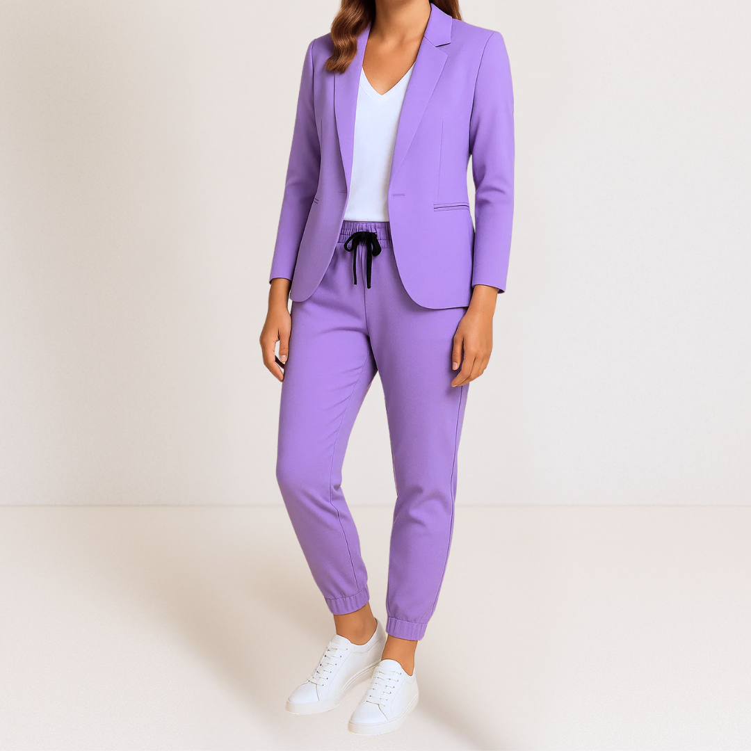Elena | Completo elegante da donna con blazer e jogger affusolati