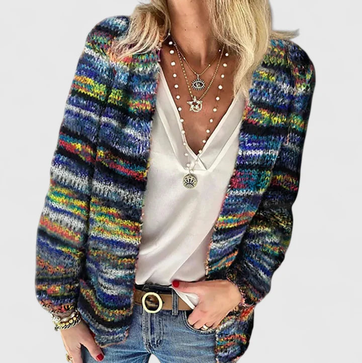 Aurélie | Multicolour Knit Cardigan