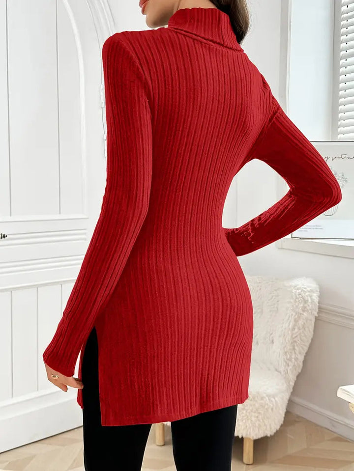 Sarah | Slim Fit Sweater – Elegant Long Sleeve Style for Women