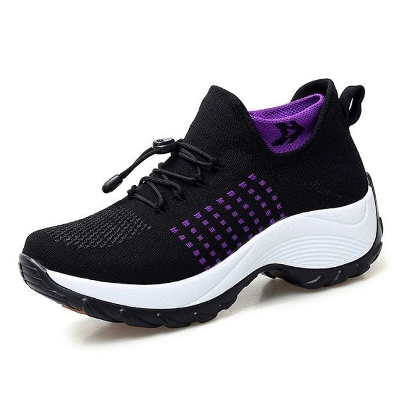 Elantra | Women's Stylish Cushioned Orthopedic Platform Sneakers