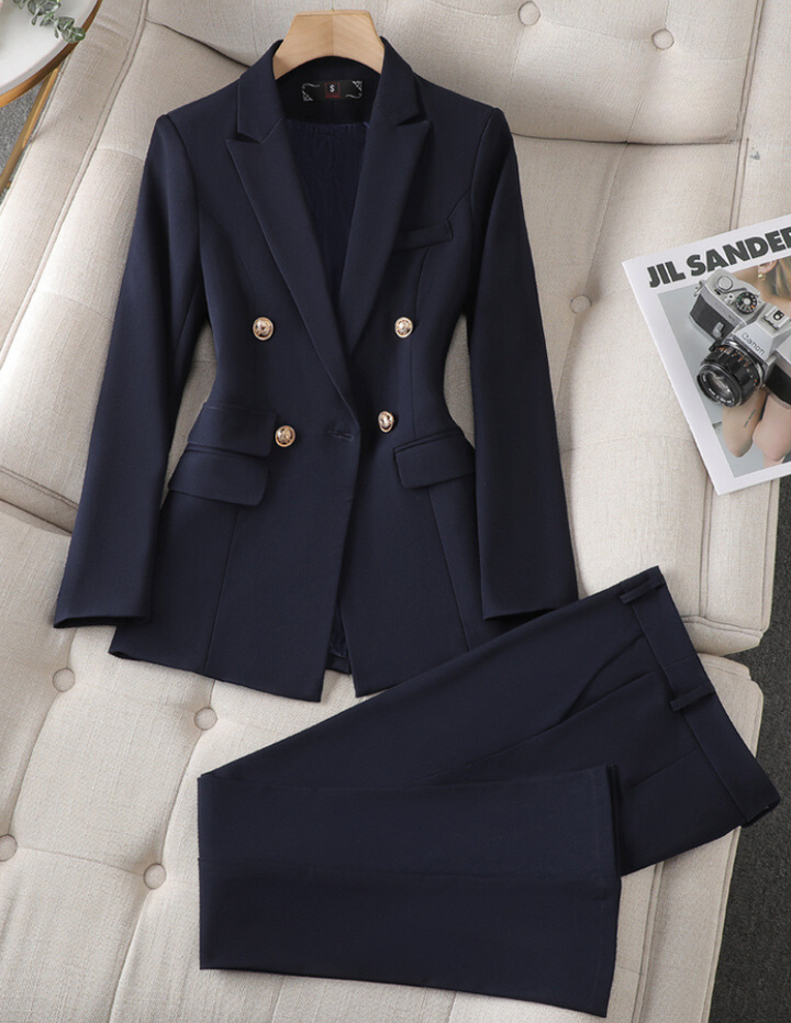 Leonie | Elegantes 2-teiliges Damen-Set aus Blazer und Hose