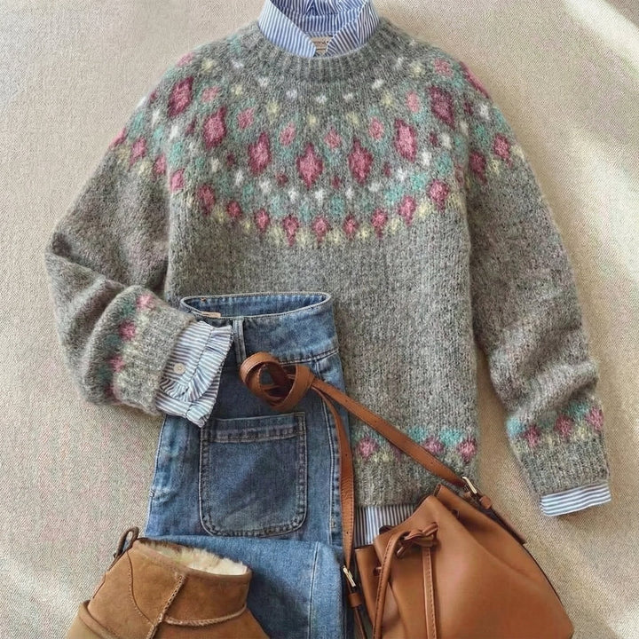 Eleanor | Nordic Heritage Knit Sweater – Classic Style