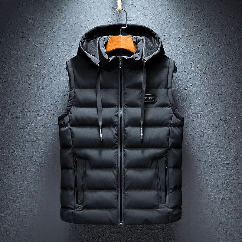 Griffin | Cotton Padded Hooded Vest