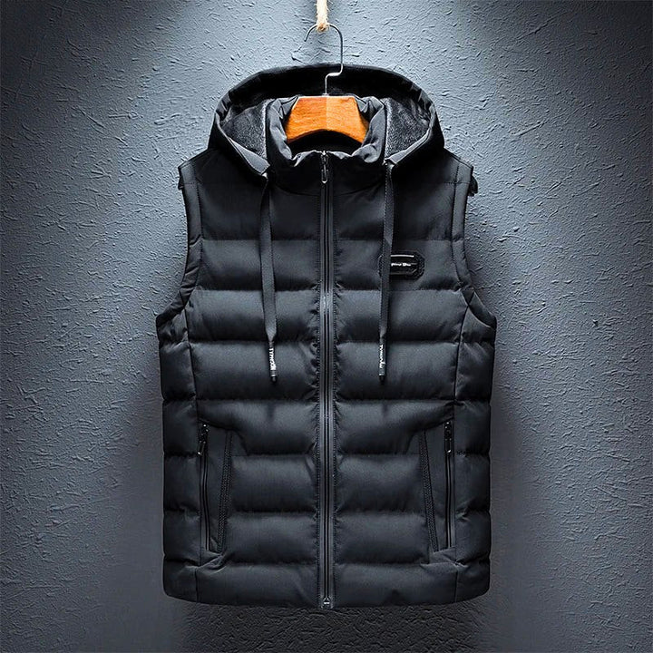 Griffin | Cotton Padded Hooded Vest