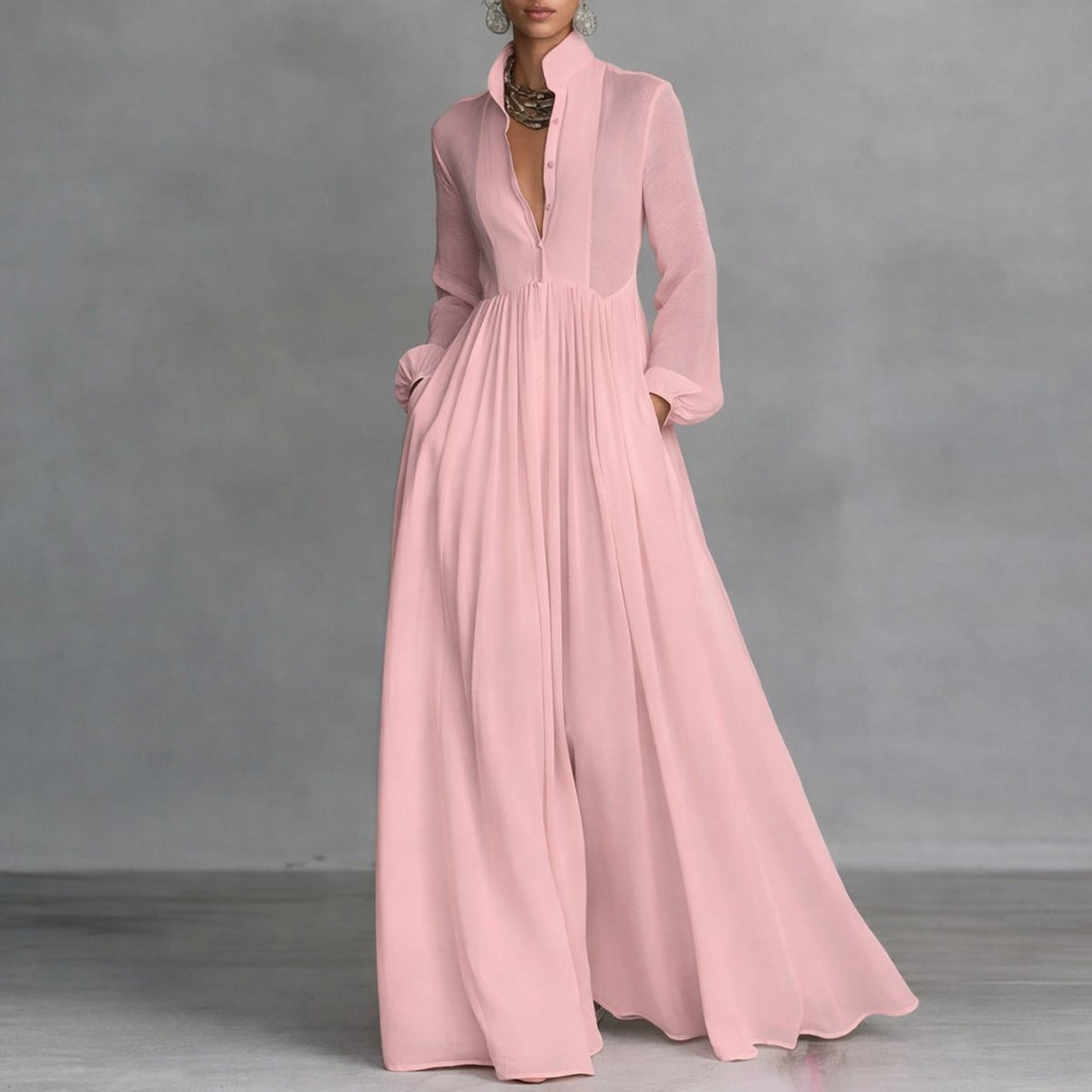 Sorelle | Elegantes fließendes A-Linien-Maxikleid