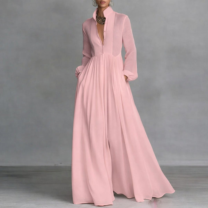 Sorelle | Elegantes fließendes A-Linien-Maxikleid