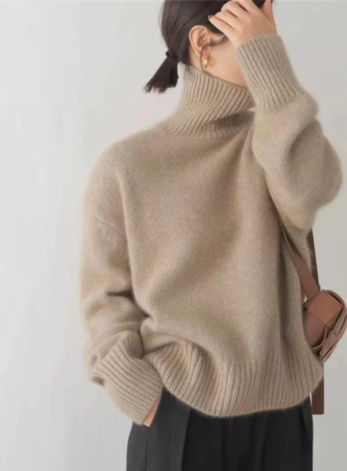 Selene | Eleganter Damen-Rollkragenpullover
