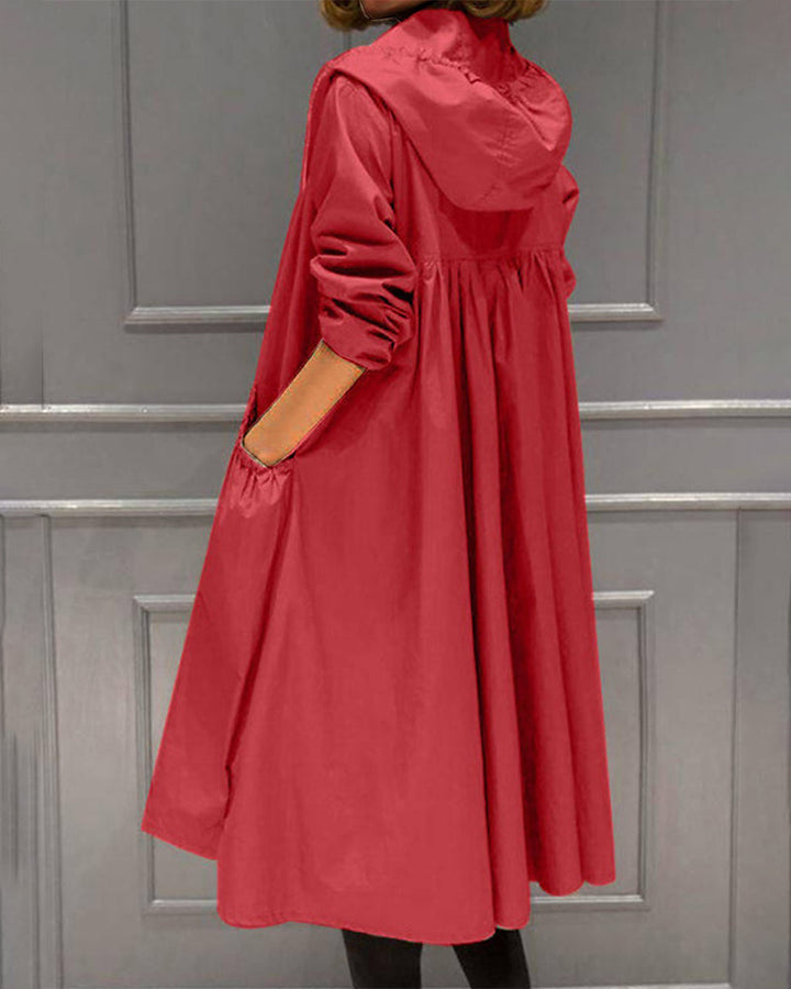 Aria | Women's Elegant Long Solid Trench Coat