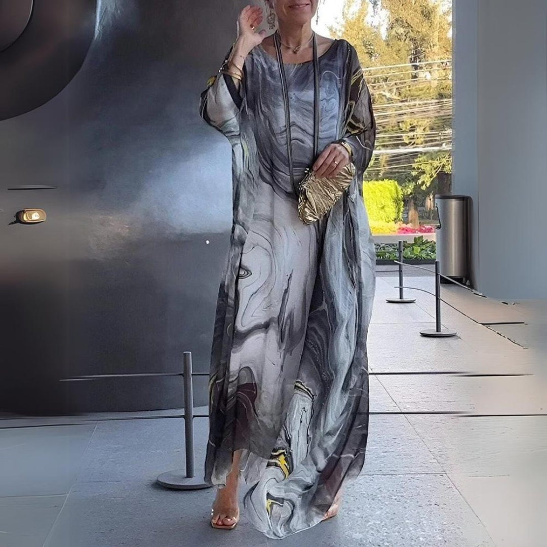 Sorelle | Women's Long Sleeve Flowing Maxi Evening Dress
