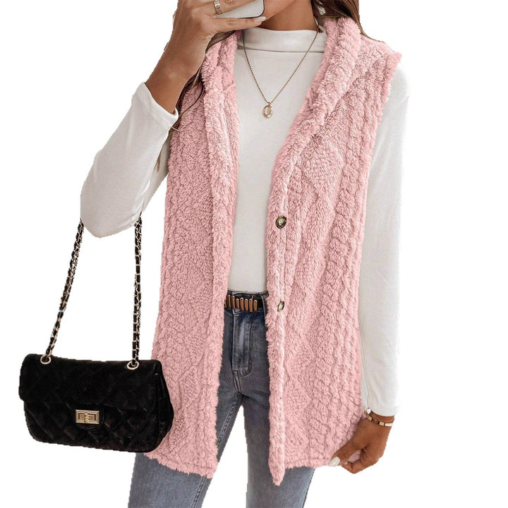 Brielle | Plush V-Neck Sleeveless Vest