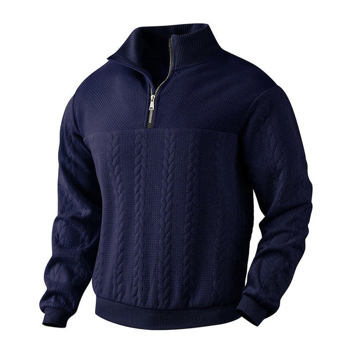 Andras | Knit Sweater – Classic Quarter-Zip Style for Men
