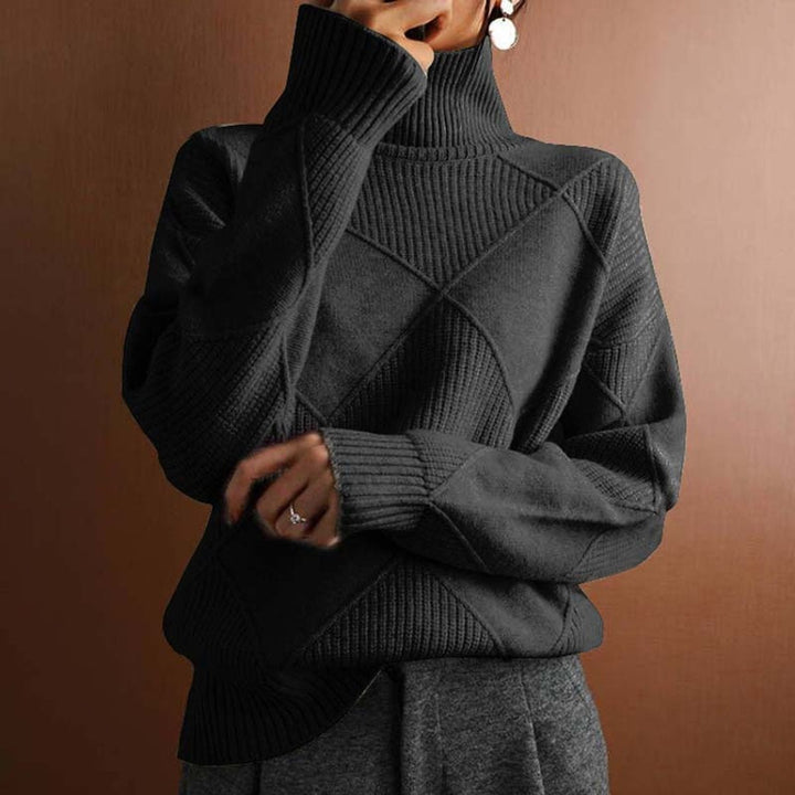 Greta | Turtleneck Sweater – Casual Knit Style for Women