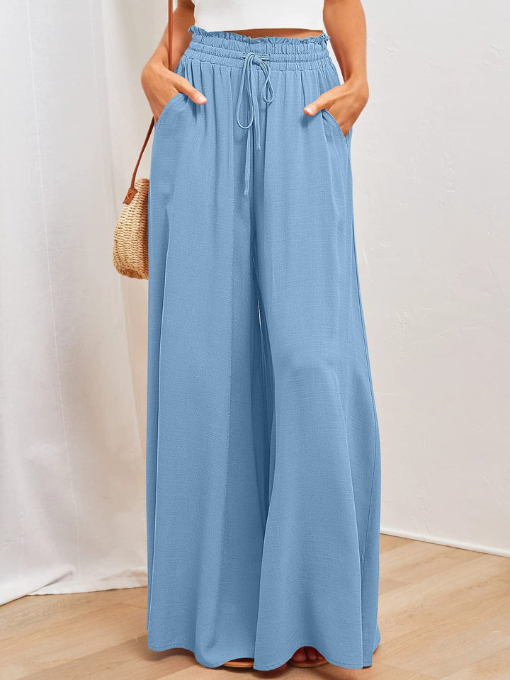 Drunel | Pantaloni palazzo a gamba ampia