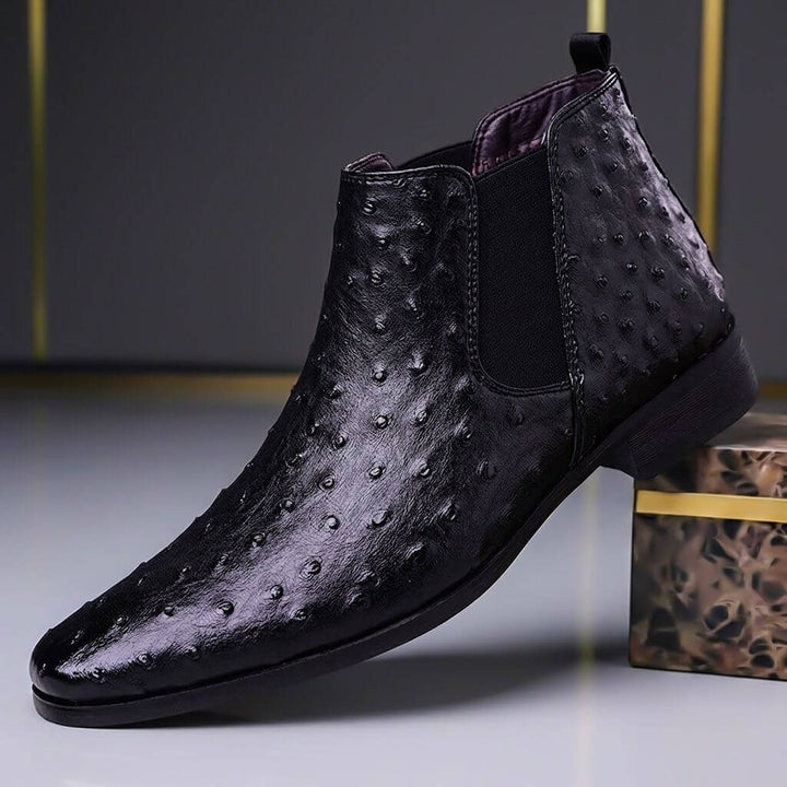 Sterling | Vintage-Stiefel aus Straußenleder