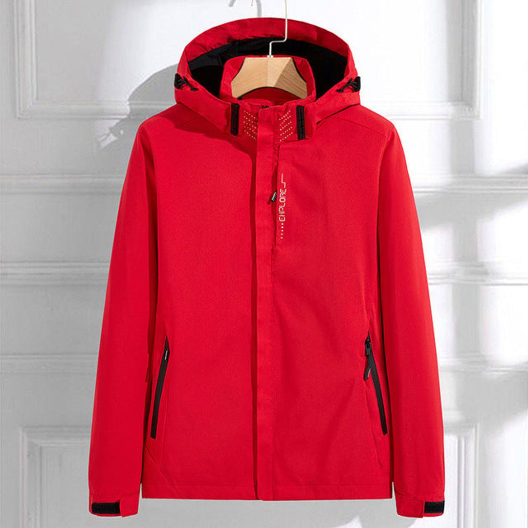 Amara | Giacca antipioggia impermeabile con cappuccio, elegante da donna