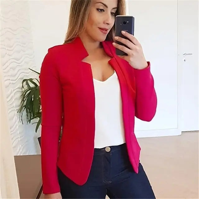 Seraphina | Blazer elegante drappeggiato aperto sul davanti