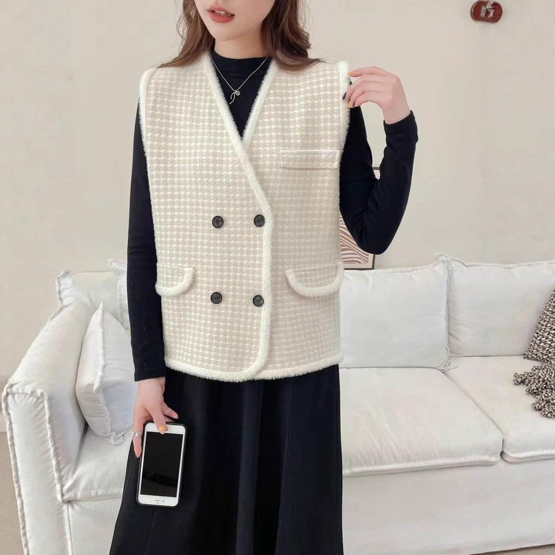 Wynter | Gilet elegante e strutturato doppiopetto