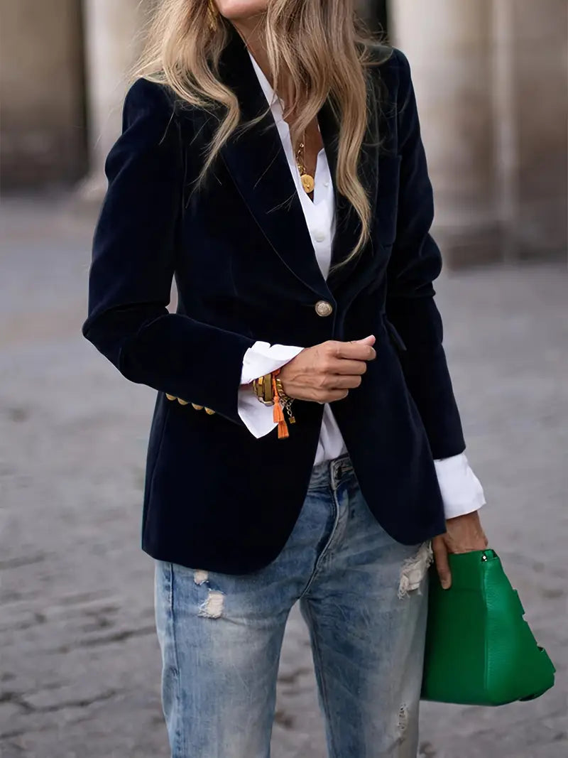 Aurora | Blazer lussuoso da donna in velluto intramontabile
