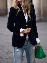 Aurora | Blazer lussuoso da donna in velluto intramontabile