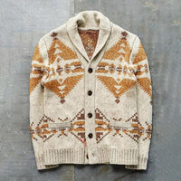 Calder | Vintage Geometric Knit Cardigan