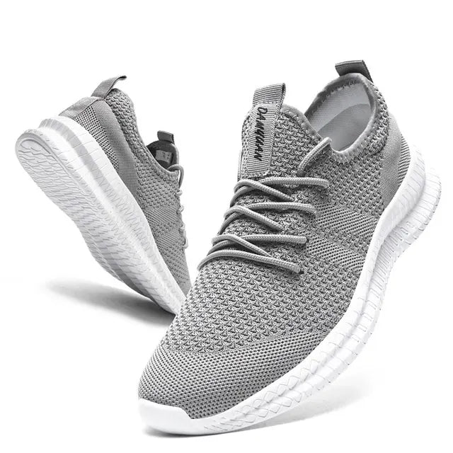 Revelin | Men's Elegant Ergonomic Black Orthopedic Sneakers