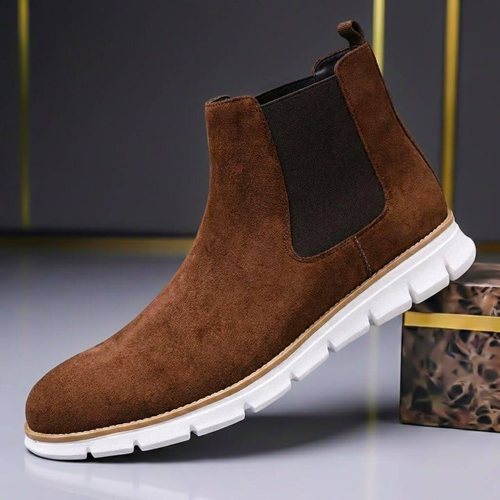 Hudson | Stivaletti Chelsea in camoscio italiano