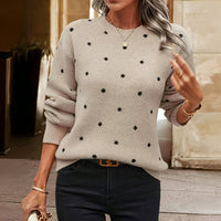 Aurelia | Dotted Knit Relaxed-Fit Sweater