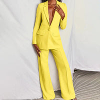 Lemora | Farbenfrohes tailliertes Damen-Set aus Blazer und Hose